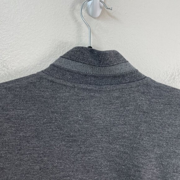 Ted Baker Mens XXL Gray 1/4 Zip Pullover Sweatshirt Long Sleeve Top - Picture 12 of 12